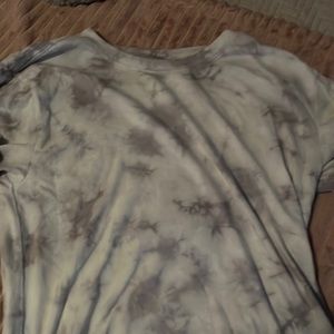 Grey marble crop top